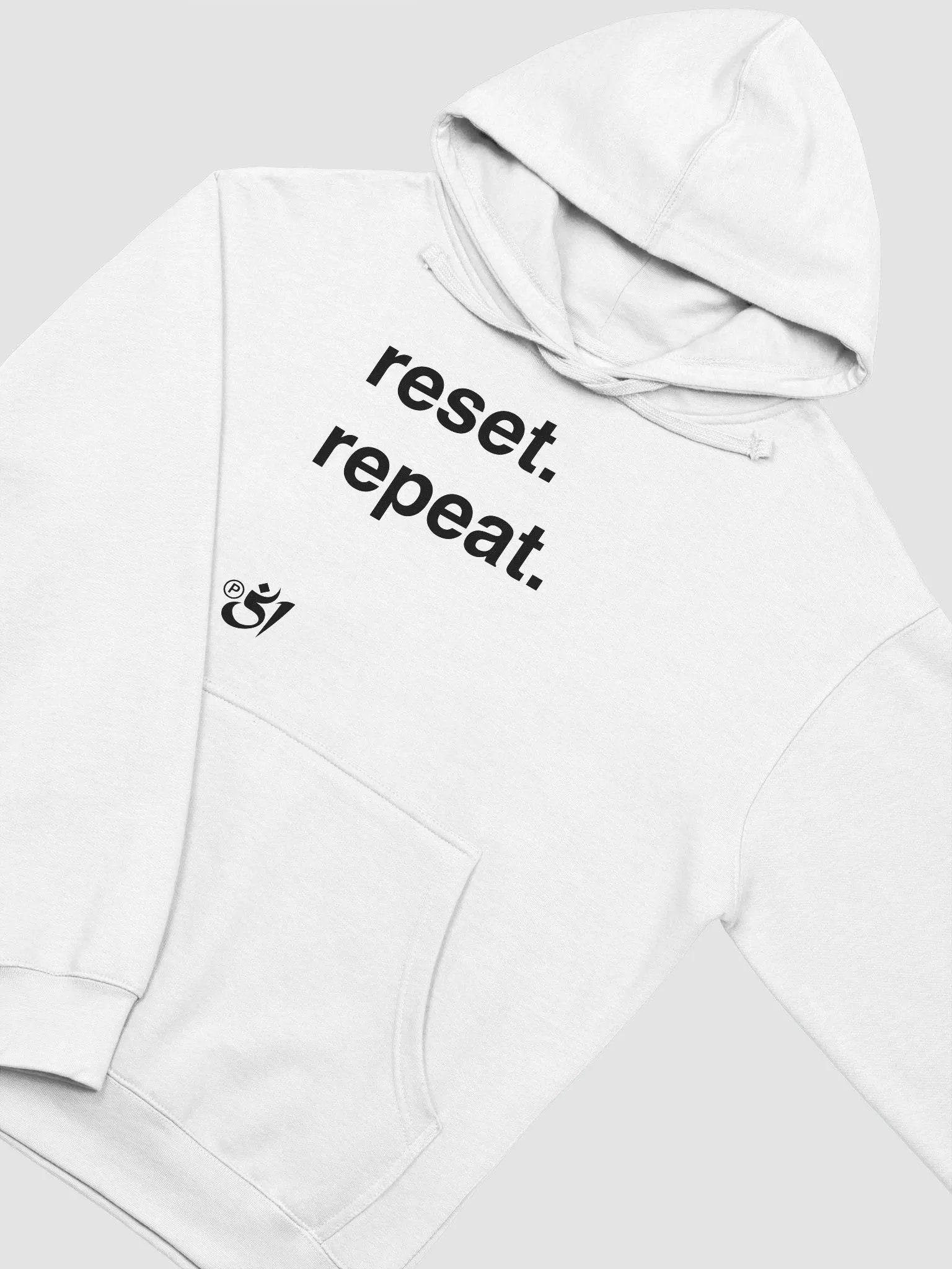 reset. repeat. hoodie product image (3)
