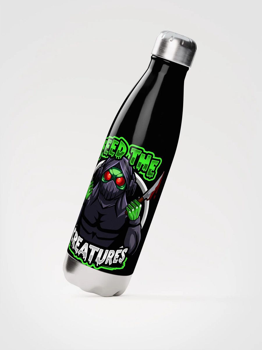 Feed The Creatures Stainless Steel Water Bottle product image (2)