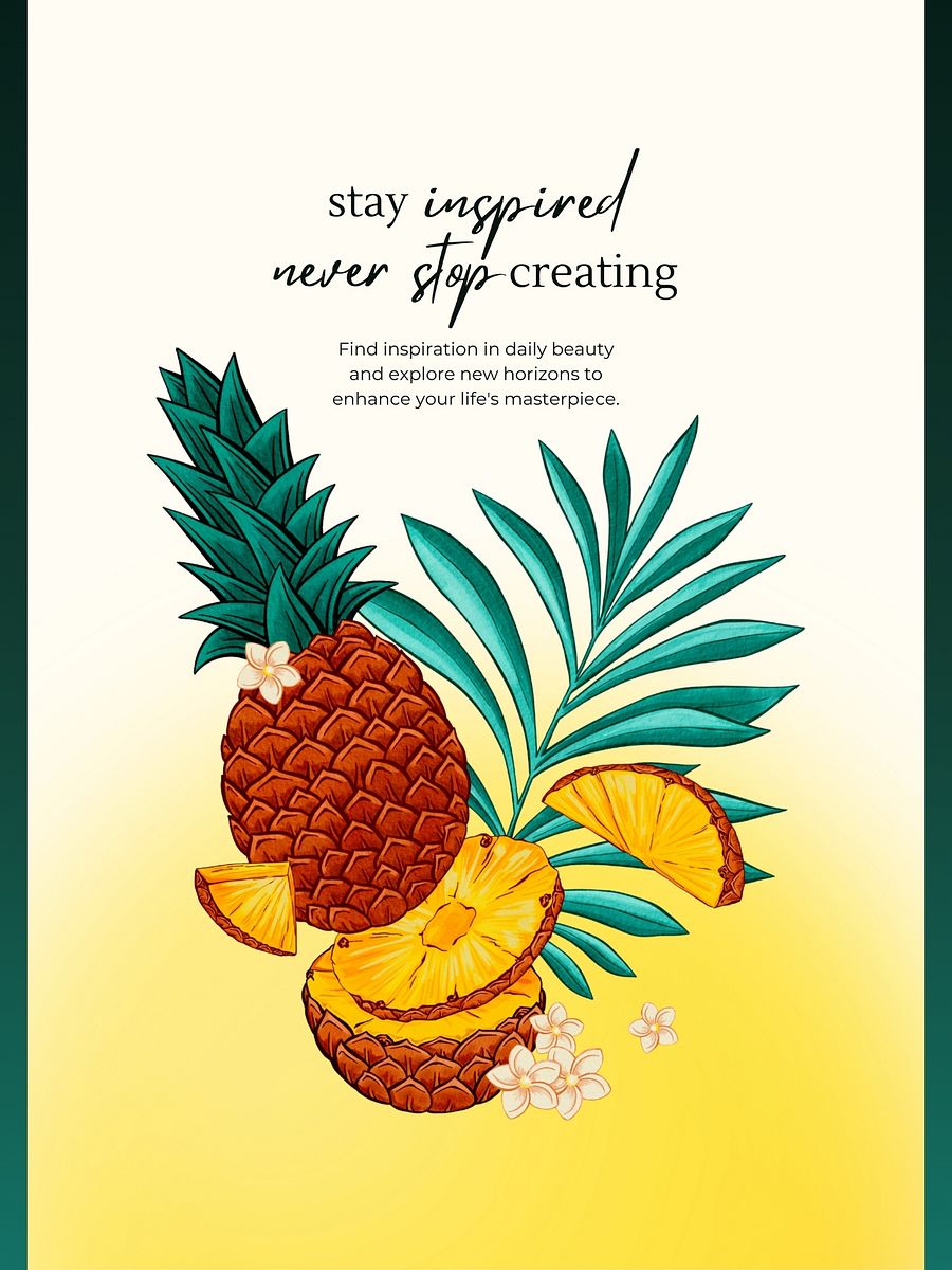 Tropical Pineapples Clipart product image (11)