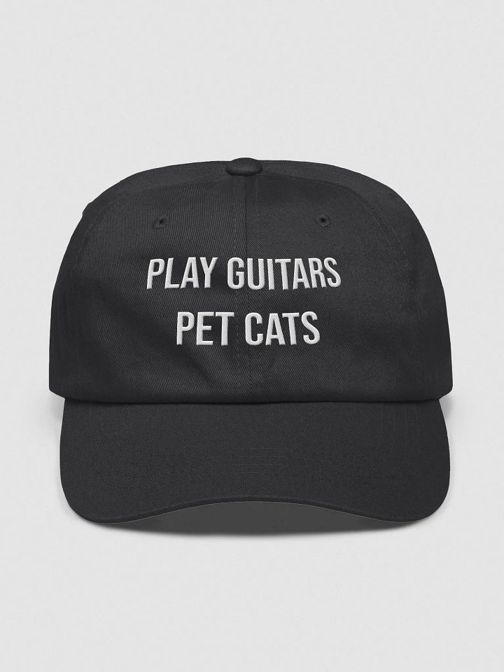 "Play Guitars, Pet Cats" Hat product image (1)