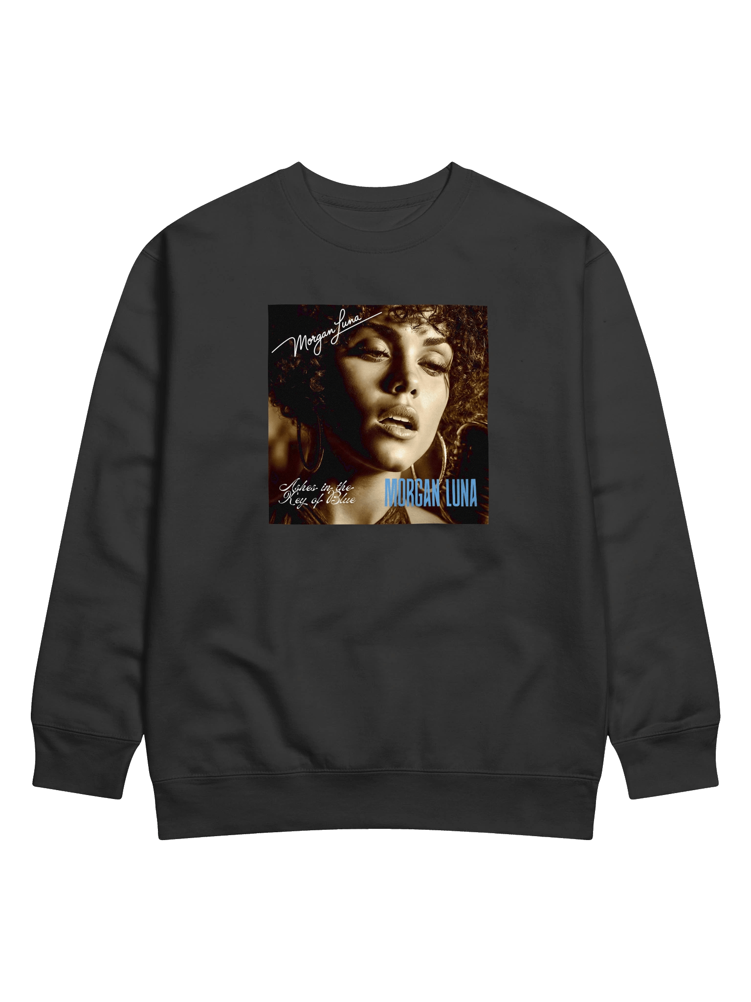 Morgan Luna – “Ashes in the Key of Blue” Autograph Series Sweatshirt product image (1)