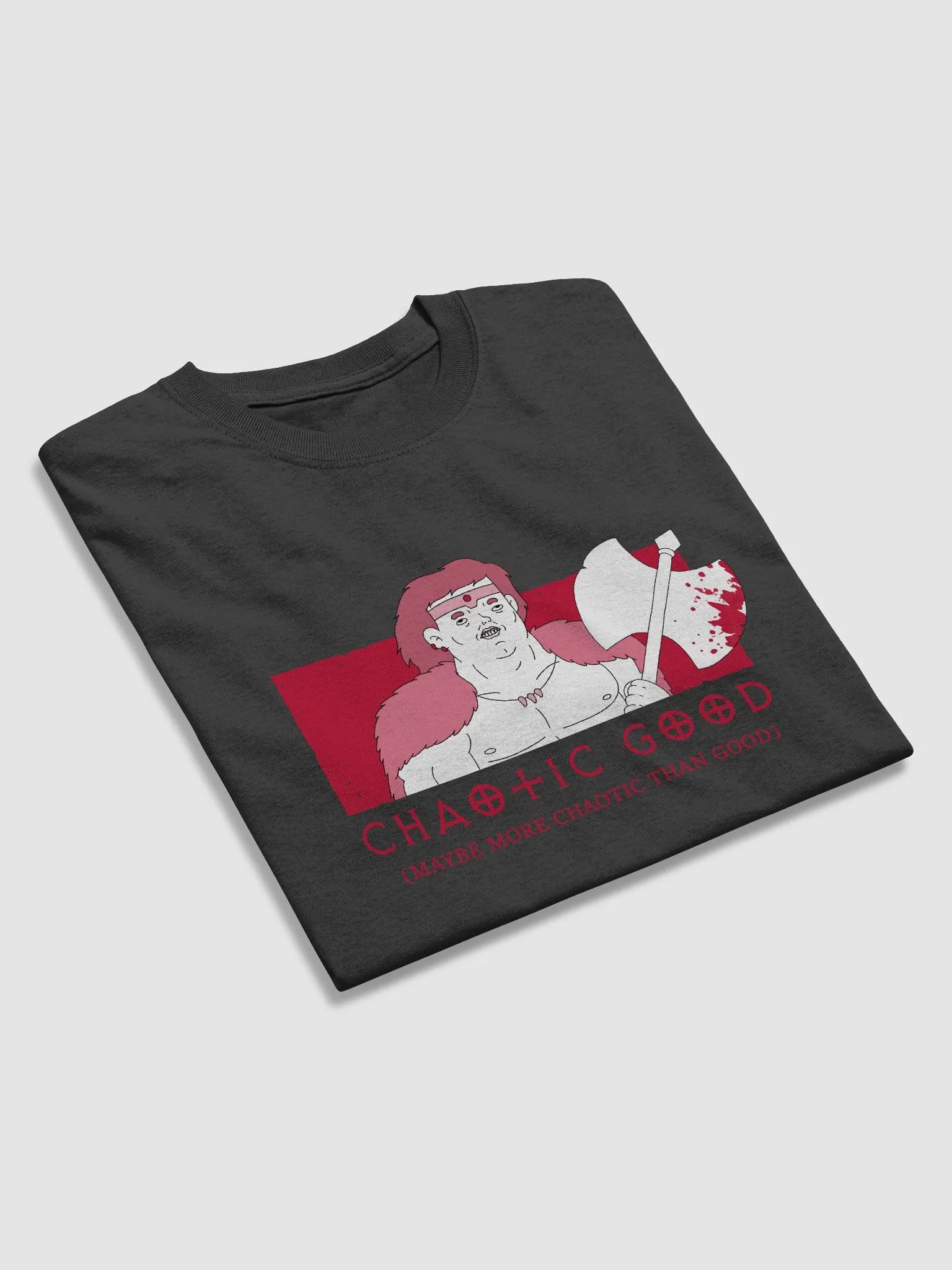 CHAOTIC GOOD BARBARIAN (Heavy Tee) product image (3)