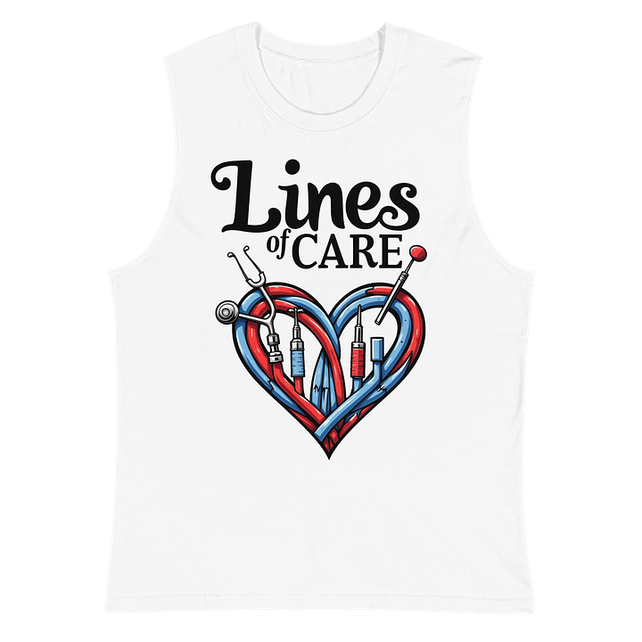 Care Lines Heart Muscle Tank product image (2)