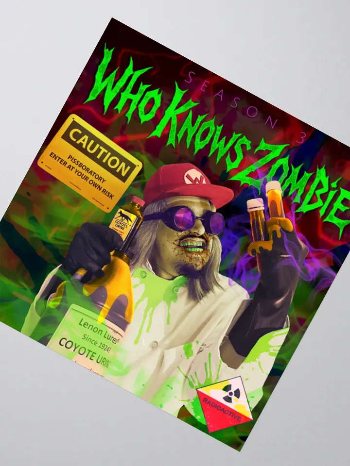 WhoKnowsZombie - The Scientist Sticker product image (2)