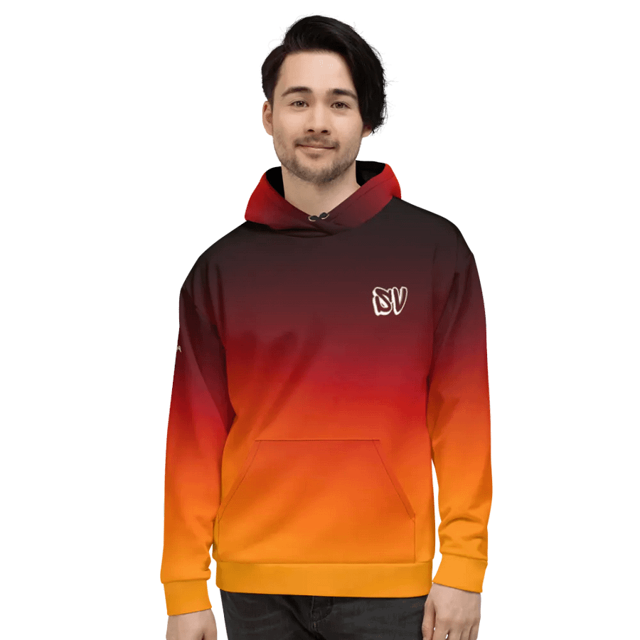 STRAIGHT VIBIN NEON COLOR FADE STYLE KURAMA + NARUTO HOODIE product image (2)
