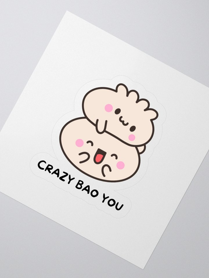 Crazy Bao You - Kawaii Hugging Dumplings Sticker product image (6)
