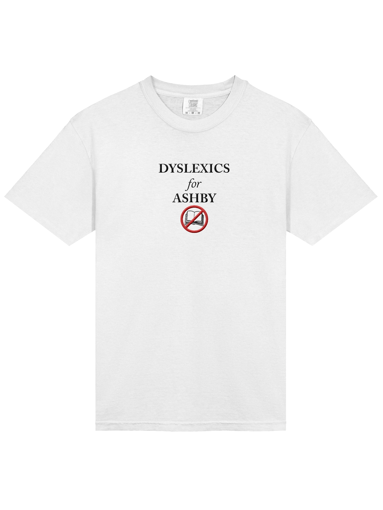 DYSLEXICS 4 ASHBY TSHIRT (embroidered) product image (3)