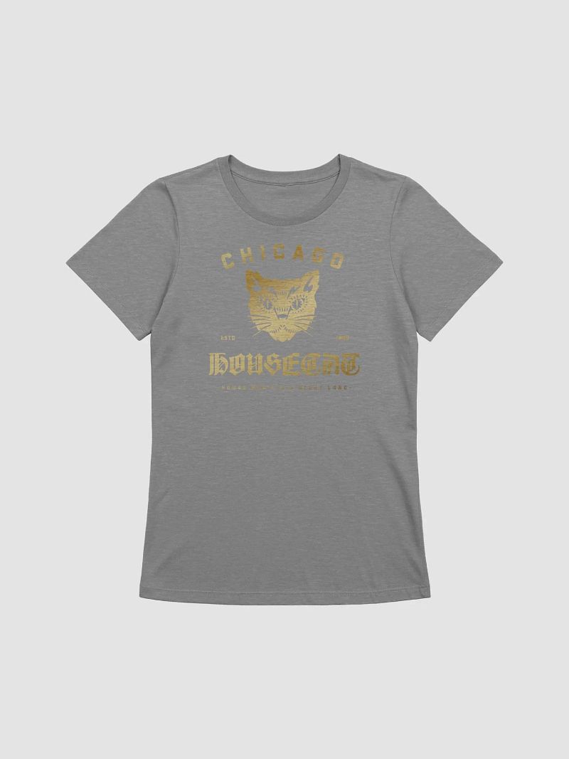 Womens HouseCat v2 Bella+Canvas Supersoft T-Shirt (Gold)