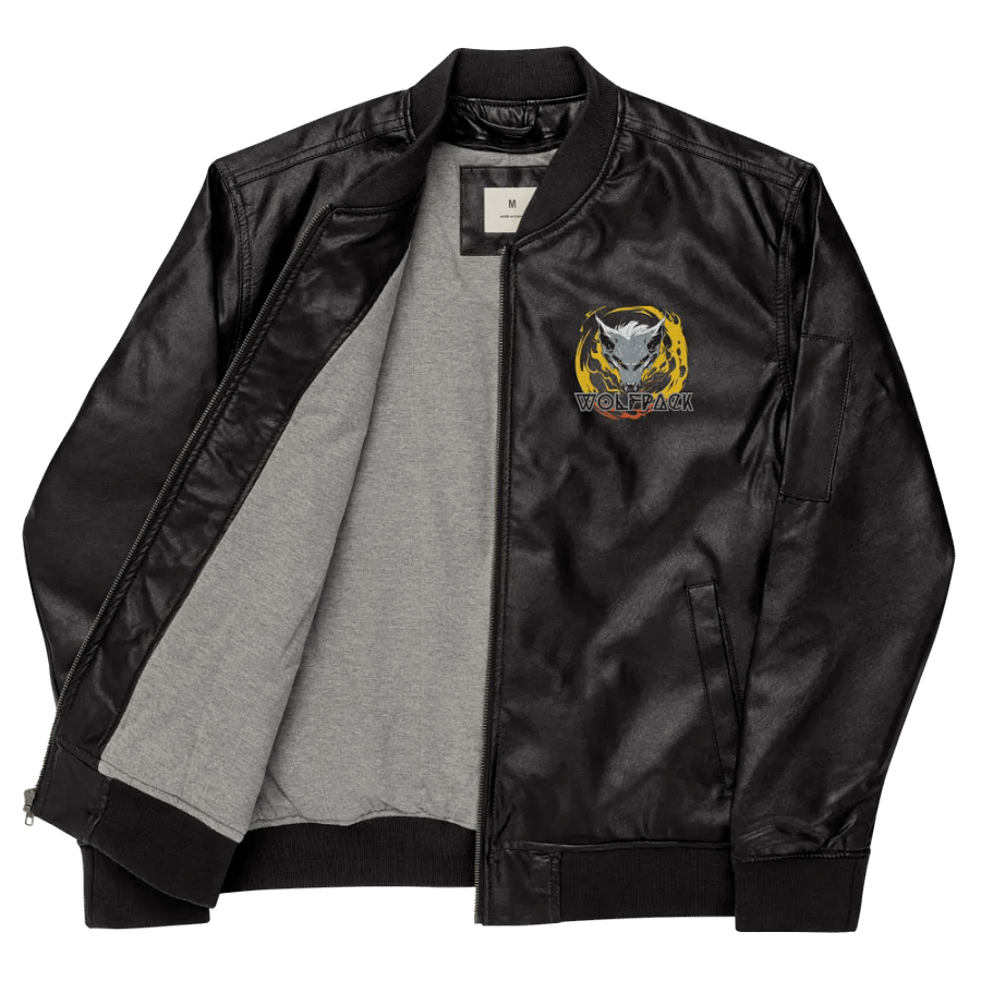 Faux Leather WOLFPACK Jacket product image (10)