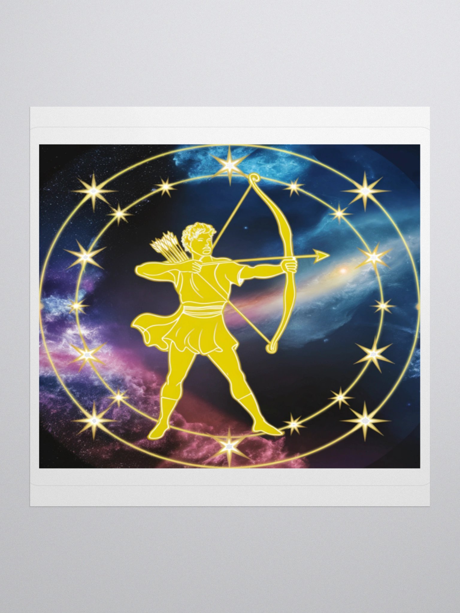 Exclusive Sagittarius Zodiac Sticker: Centaur Archer in Cosmic Twilight - Perfect for Astrology Fans and Unique Gifts! product image (3)