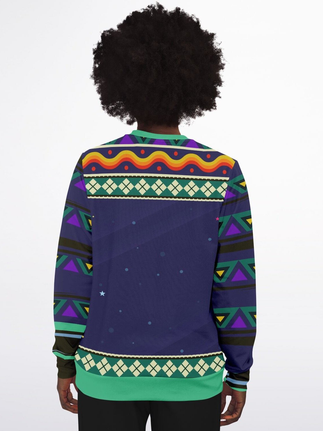 "Humans Are Gross" Alien Christmas Sweatshirt | Quirky Space-Themed Ugly Xmas Sweater | Offbeat Holiday Outfit product image (6)