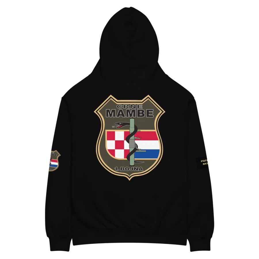 CRNE MAMBE Shield Emblem Oversized Hoodie product image (13)