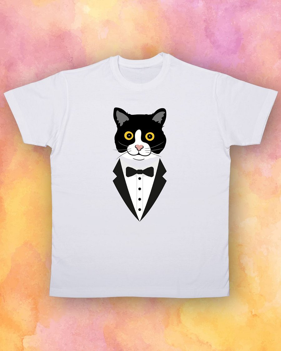 Tuxedo Cat T-Shirt product image (1)
