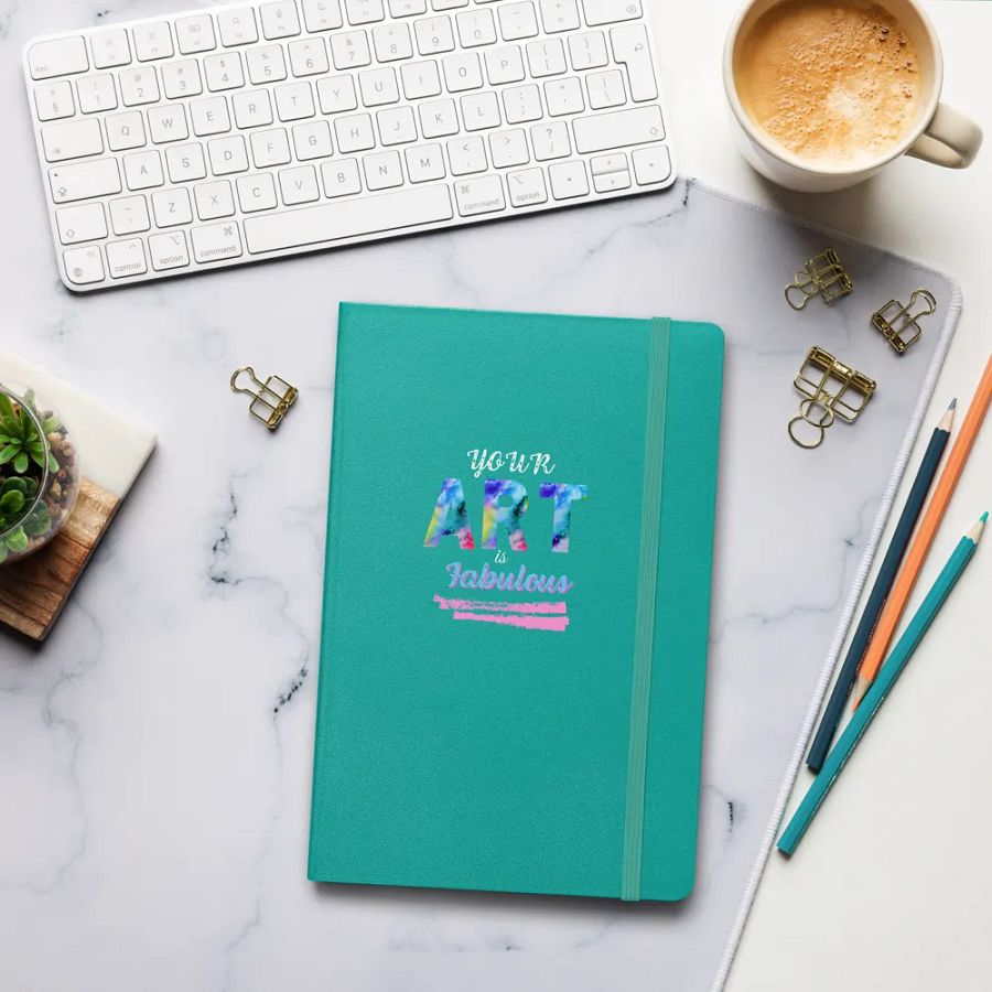 Artful Fabulous Hardcover Notebook or art students moms daughters friends art teachers product image (8)