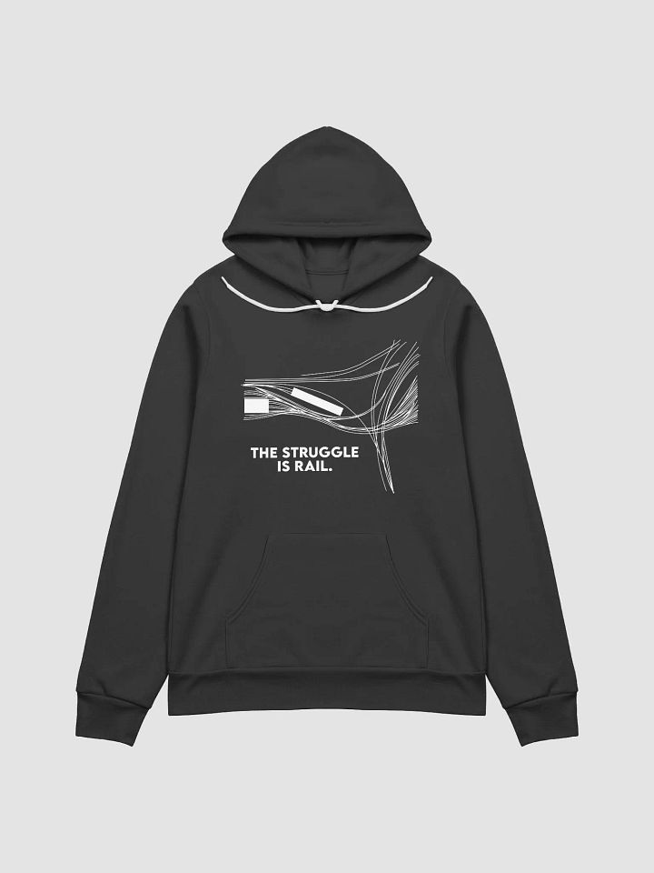 The Struggle is Rail Hoodie (dark) product image (2)
