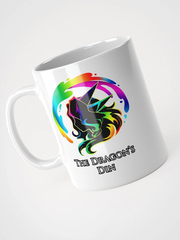 The Dragon's Din Logo Glossy Mug product image (1)