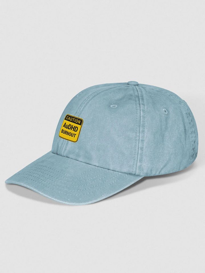 CAUTION: AuDHD BURNOUT vintage dad hat product image (2)