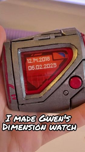 Making Gwen‘s dimension watch from across the spider verse!🕸️🕷️🩵