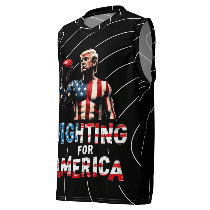 Basketball Jersey: Trump, Fighting for America product image (2)