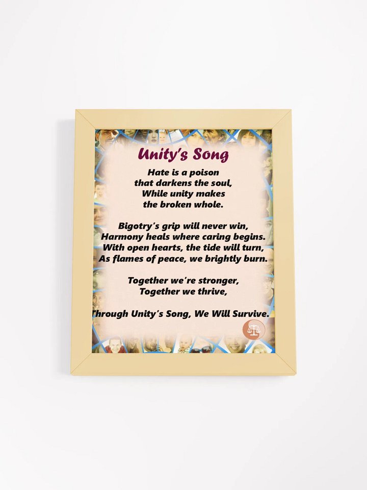 Unity's Song Framed Matte Poster product image (3)