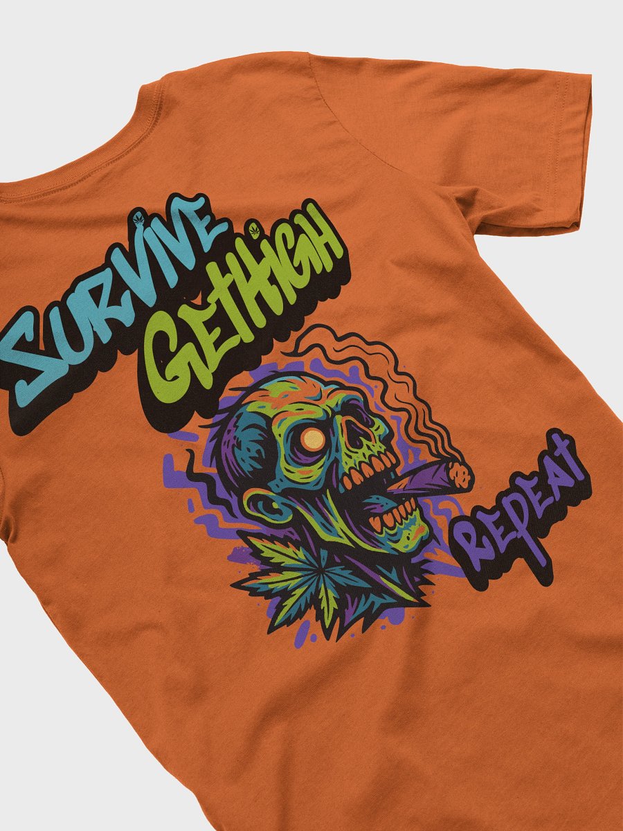 Survive Get High Repeat Zombie Tee product image (4)