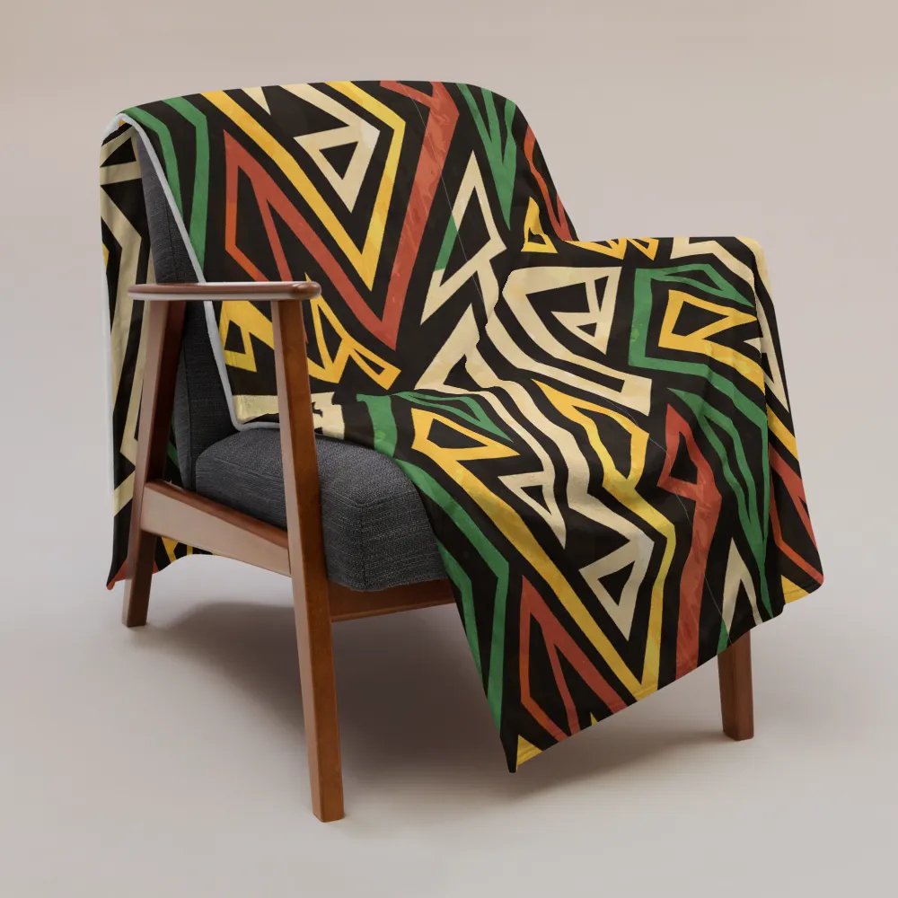 Striped Colorful Motif Throw Blanket product image (4)