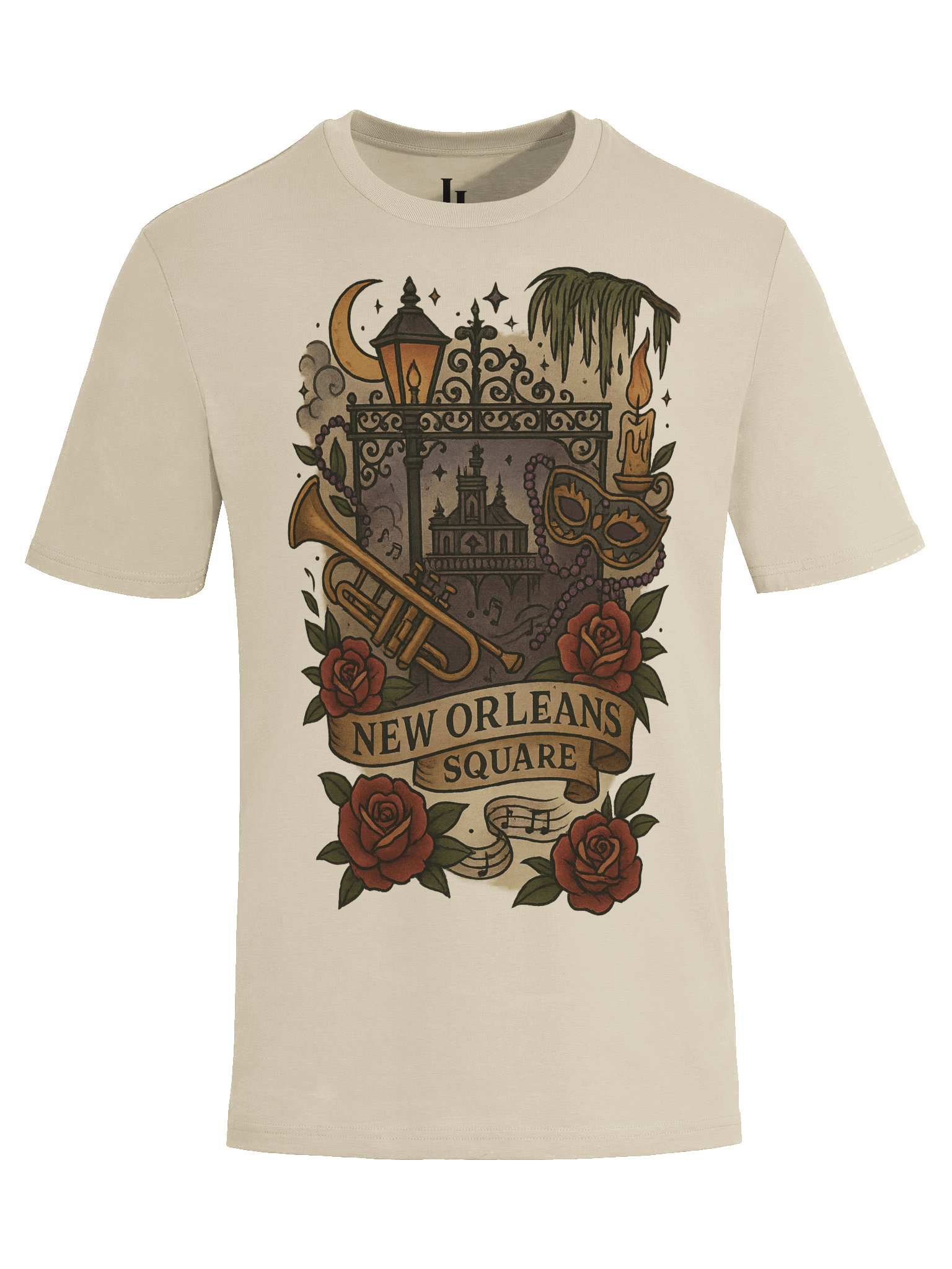 Neo-Traditional New Orleans Square Tee product image (8)