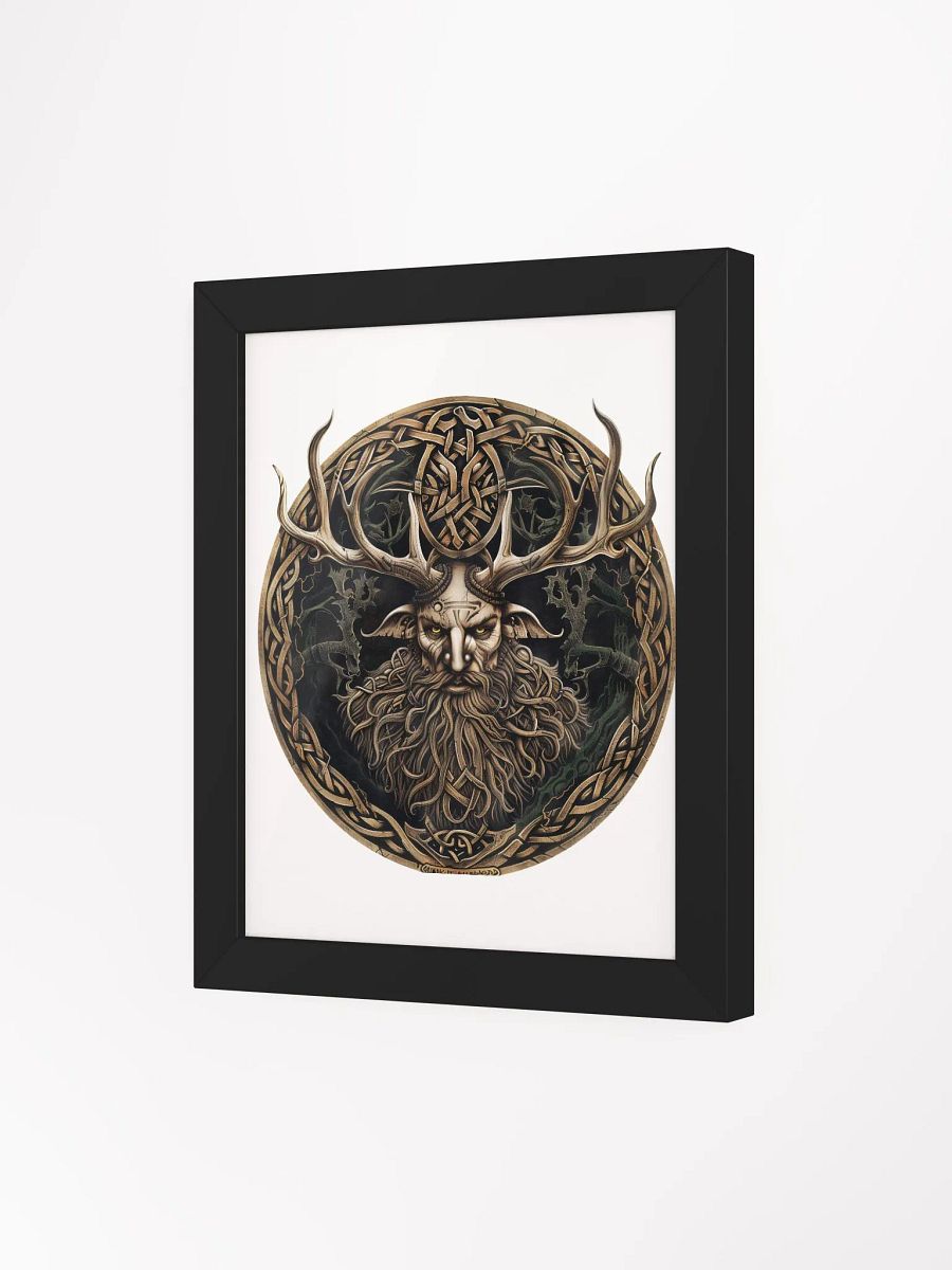 Cernunnos - The Celtic Horned God Framed High-Quality Matte Poster product image (16)