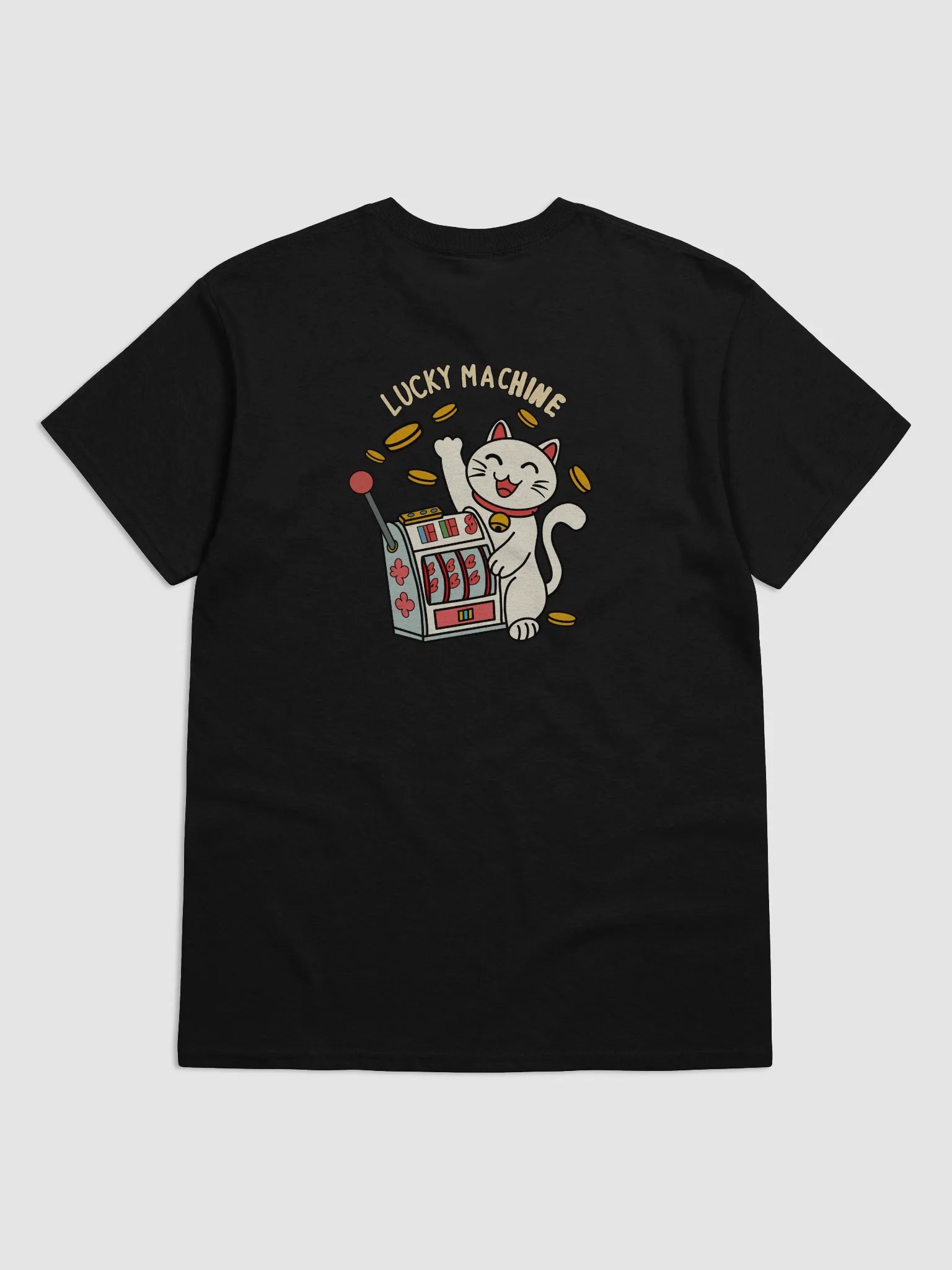 Lucky Cat Slot Machine T-Shirt product image (19)