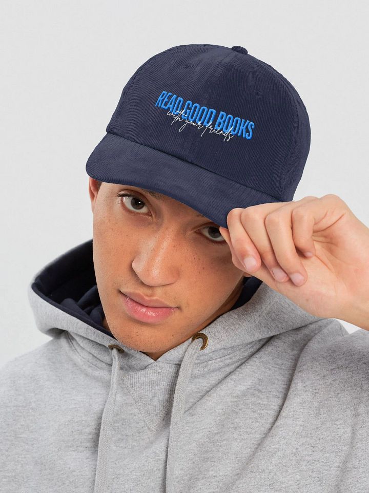 Read Good Books | Corduroy Embroidered Hat product image (9)
