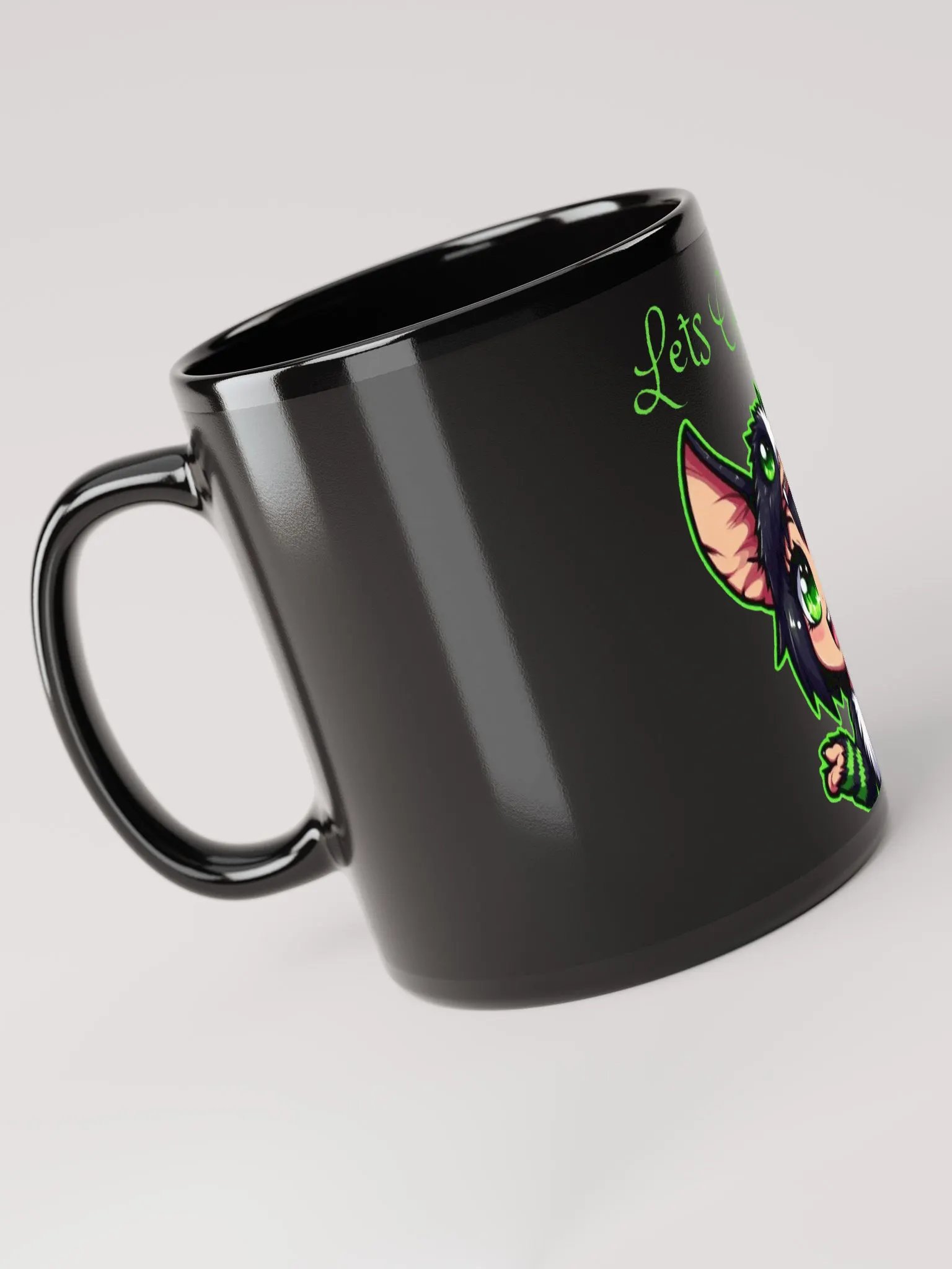 lets get feral black glossy mug product image (3)