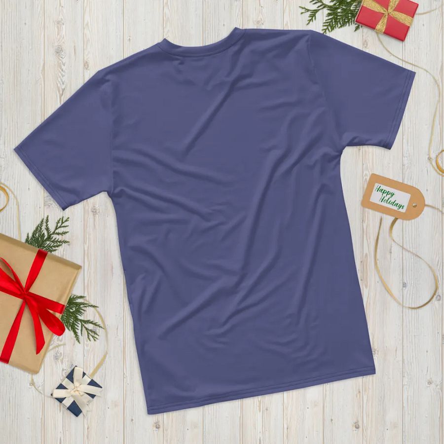 Plain Dark Purple Soft Summer Men's Crewneck Polyester Heavyweight Premium T-Shirt by Treasure Pie product image (12)