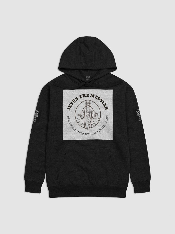 Jesus The Messiah Premium Hoodie – Blessed Journey Edition (Front & Back Print) product image (1)