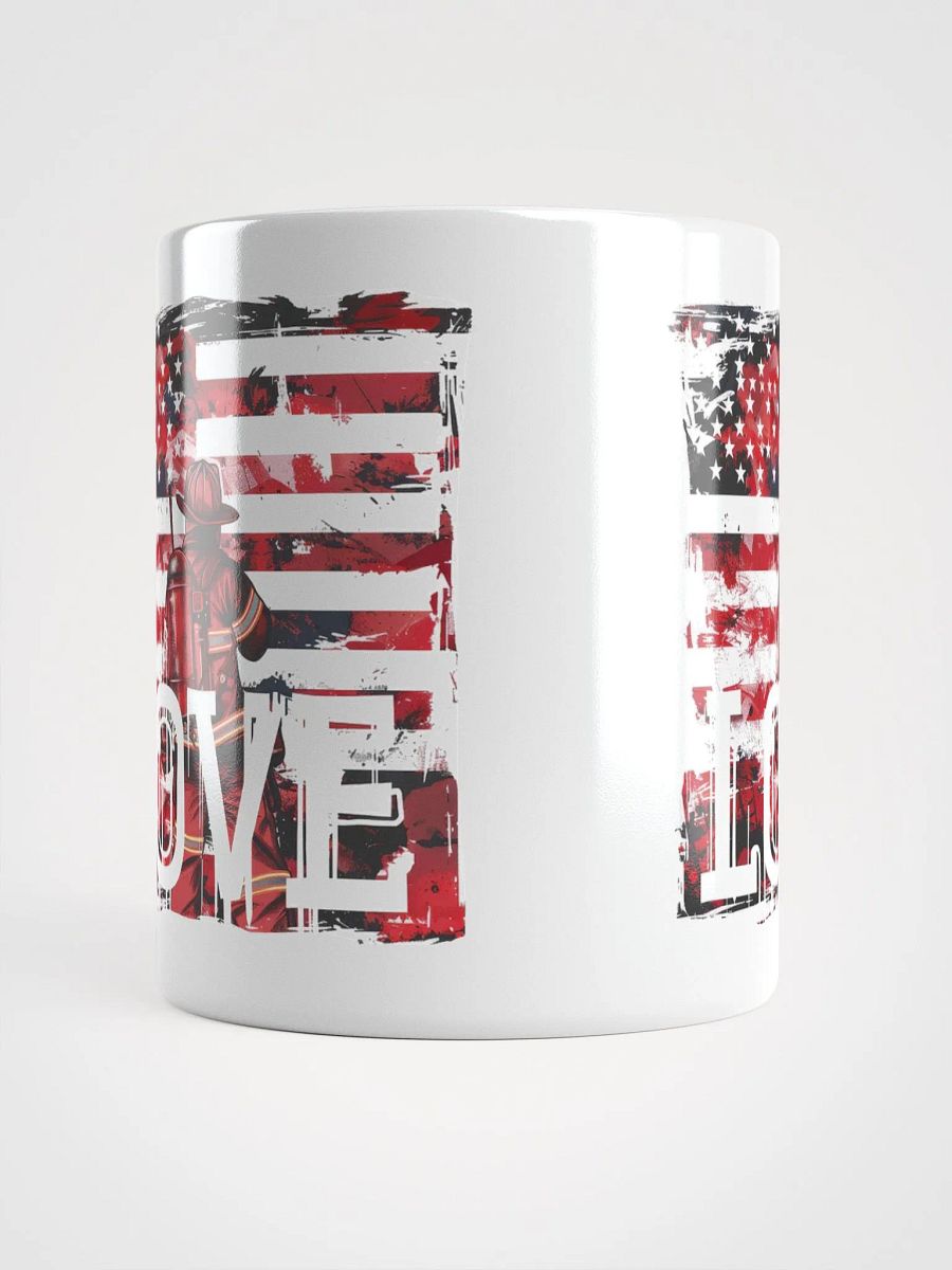 American Flag Firefighter Love Mug product image (6)