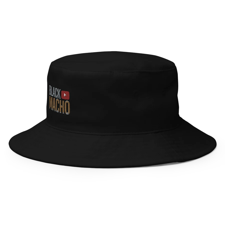 Black Macho Embroidered Bucket Hat product image (2)
