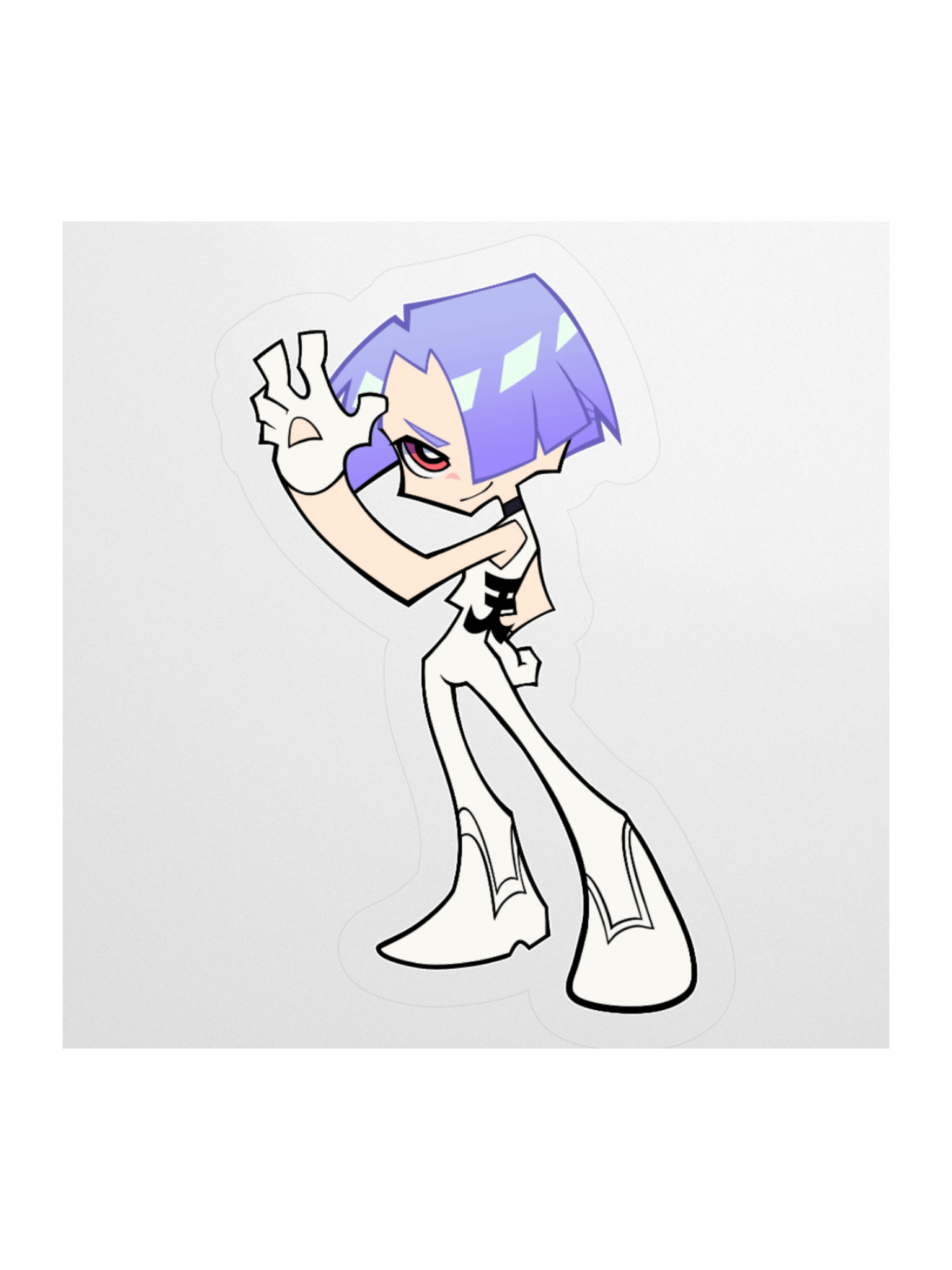 Angel Polyester Sticker product image (1)