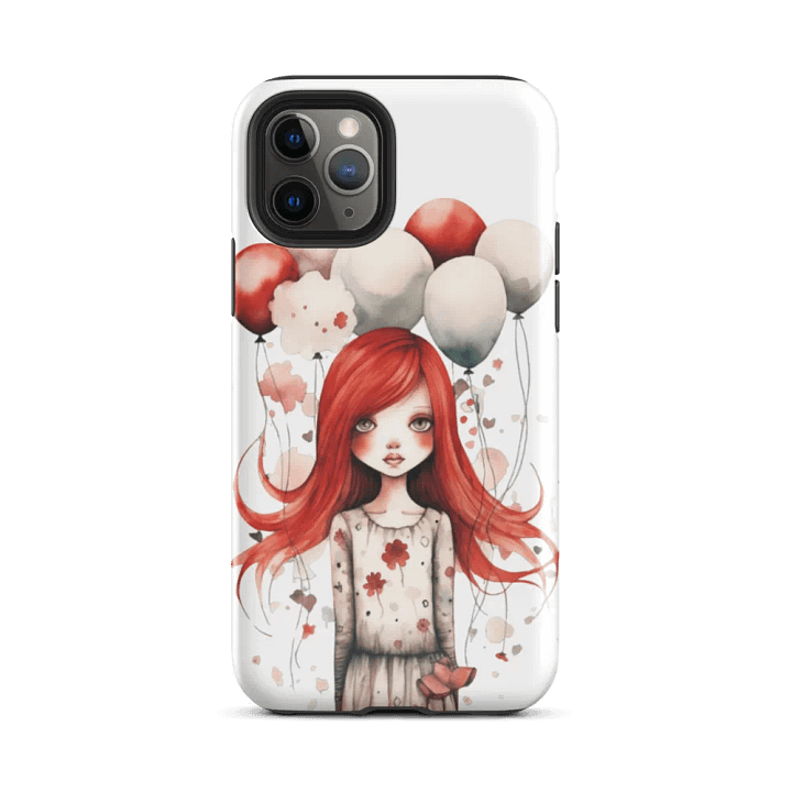 Whimsical Red Balloons iPhone® Tough Case product image (25)