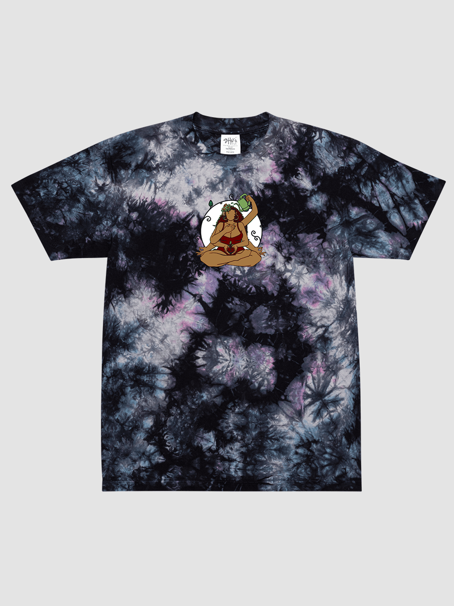 Deity Oversized Tie-Dye T-Shirt product image (1)