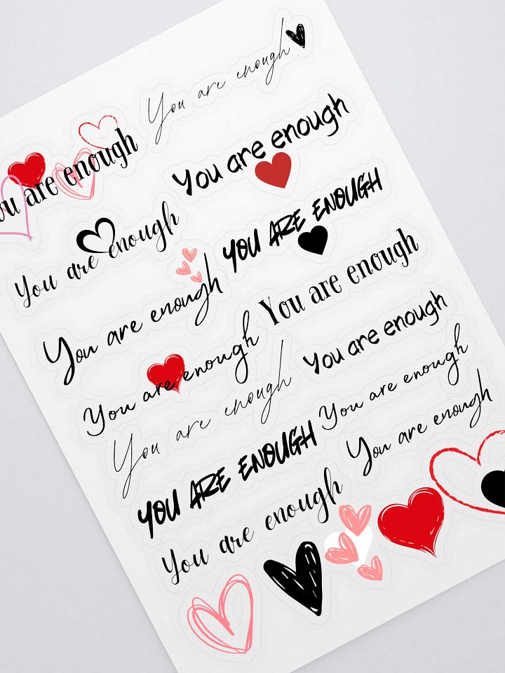 Sticker Sheet - You Are Enough product image (1)