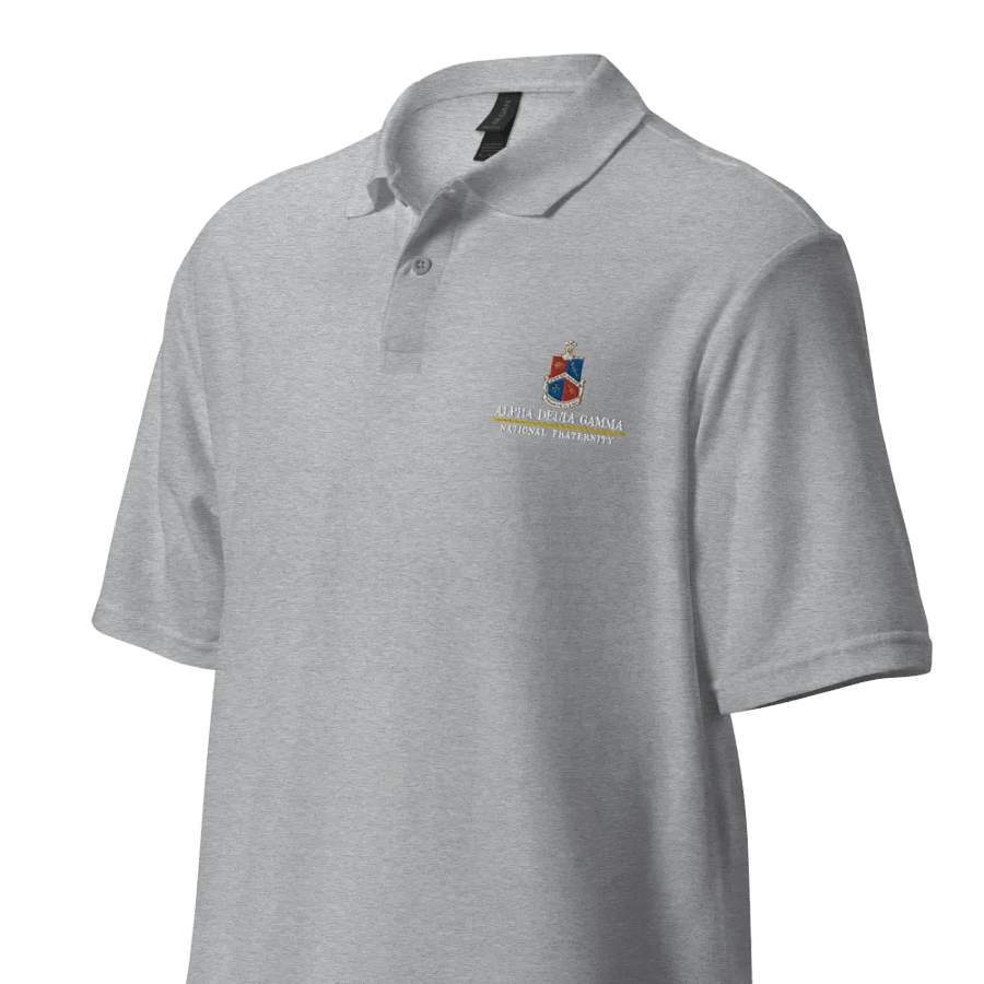 ADG Crest Polo - Grey product image (4)