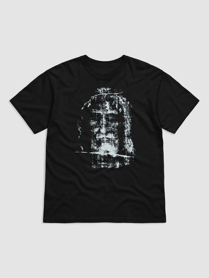 Gothic JESUS Shroud of Turin Metallic 'CHRIST IS KING' Tee product image (1)