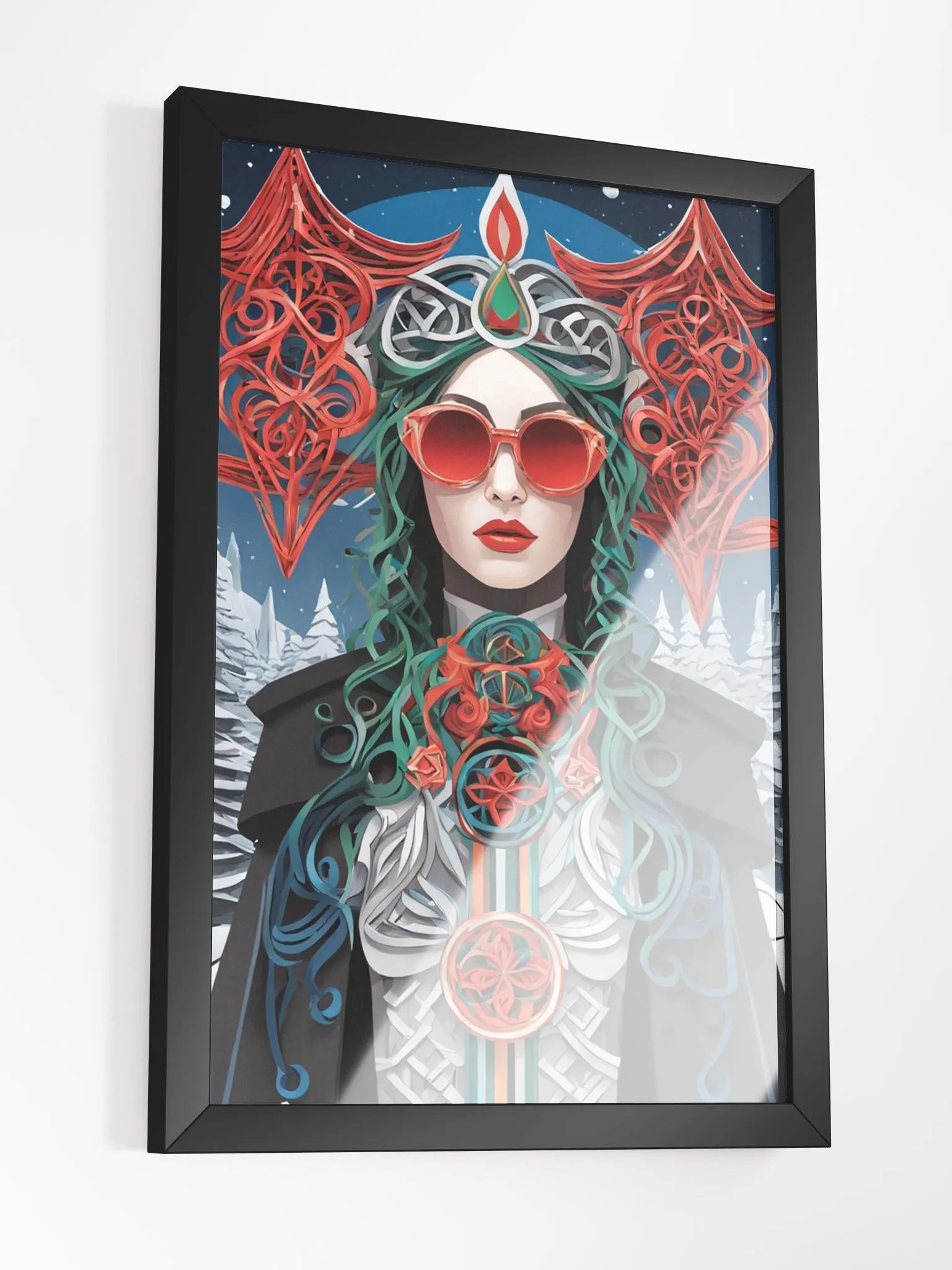 Winter Wiccan 09 - Framed Matte Poster product image (3)