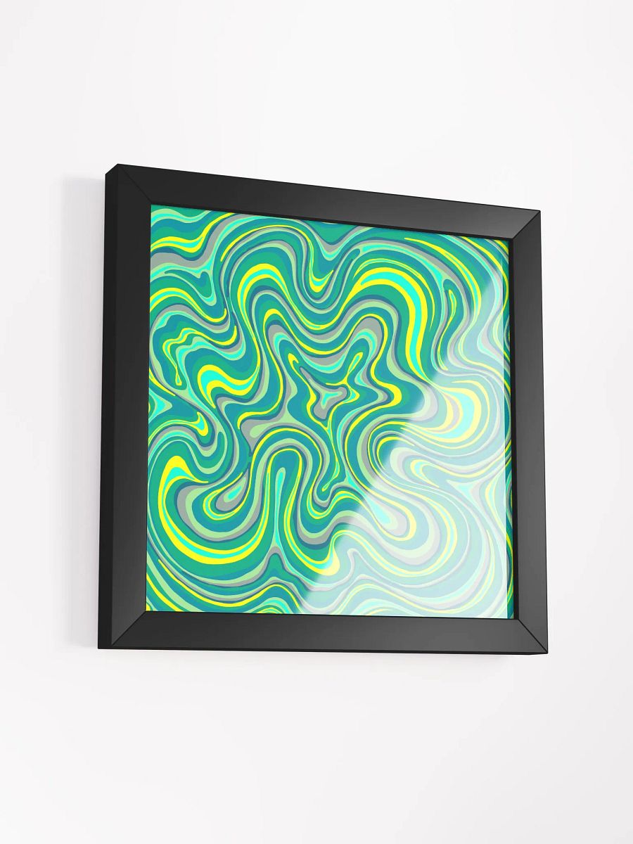 Ethereal Swirls Framed Poster - Stone No. 7 product image (34)
