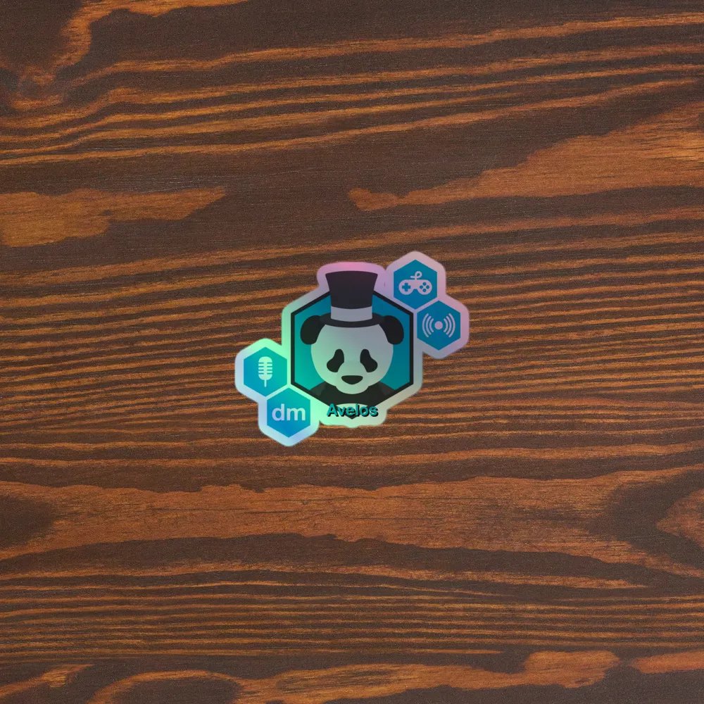 Avelos logo Holo sticker product image (3)
