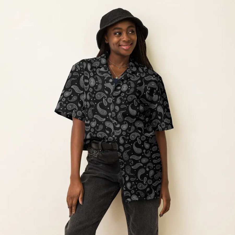 Paisley Gang Hawaii Style Black Shirt product image (7)