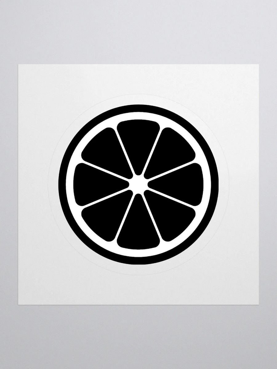 MIKAN Sticker(White×Black) product image (1)