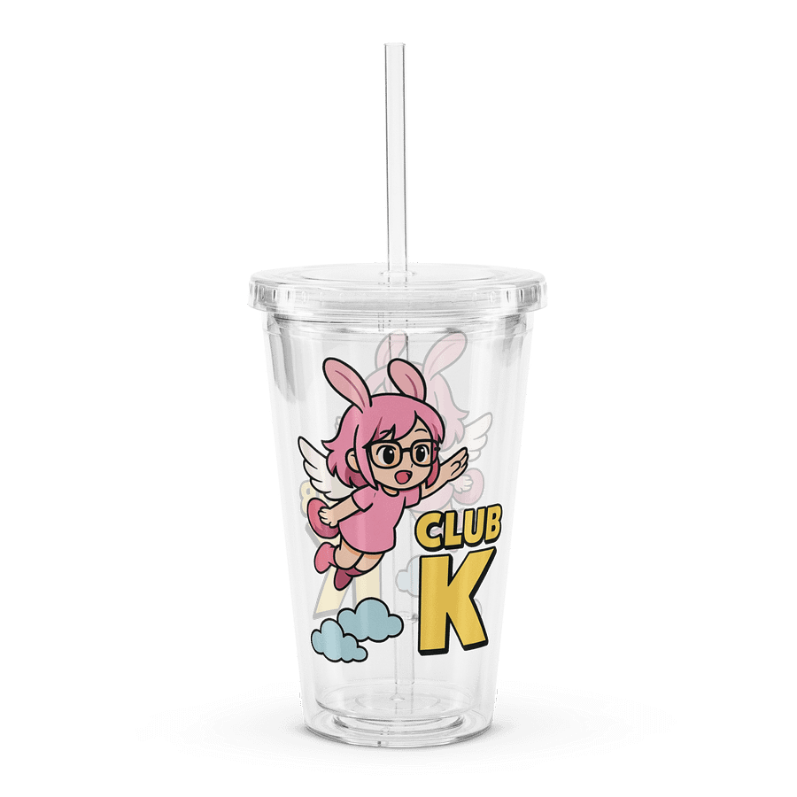 Super K's Club Clear Plastic Tumbler product image (1)