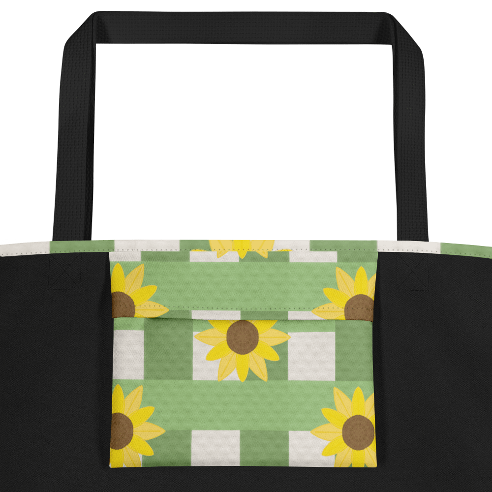 Sunflower Gingham Tote in Green product image (2)