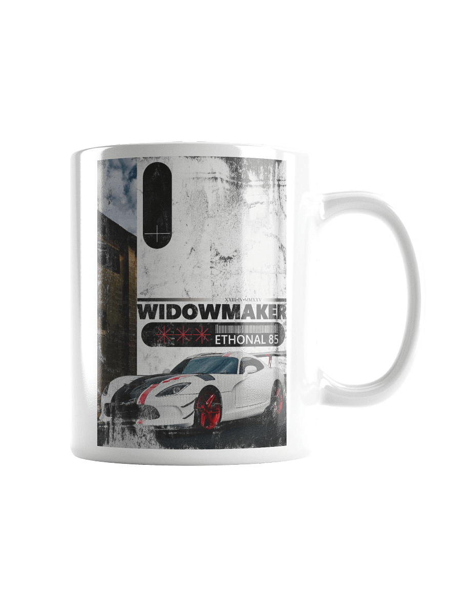 Widowmaker E85 Worn | White Glossy Mug product image (1)