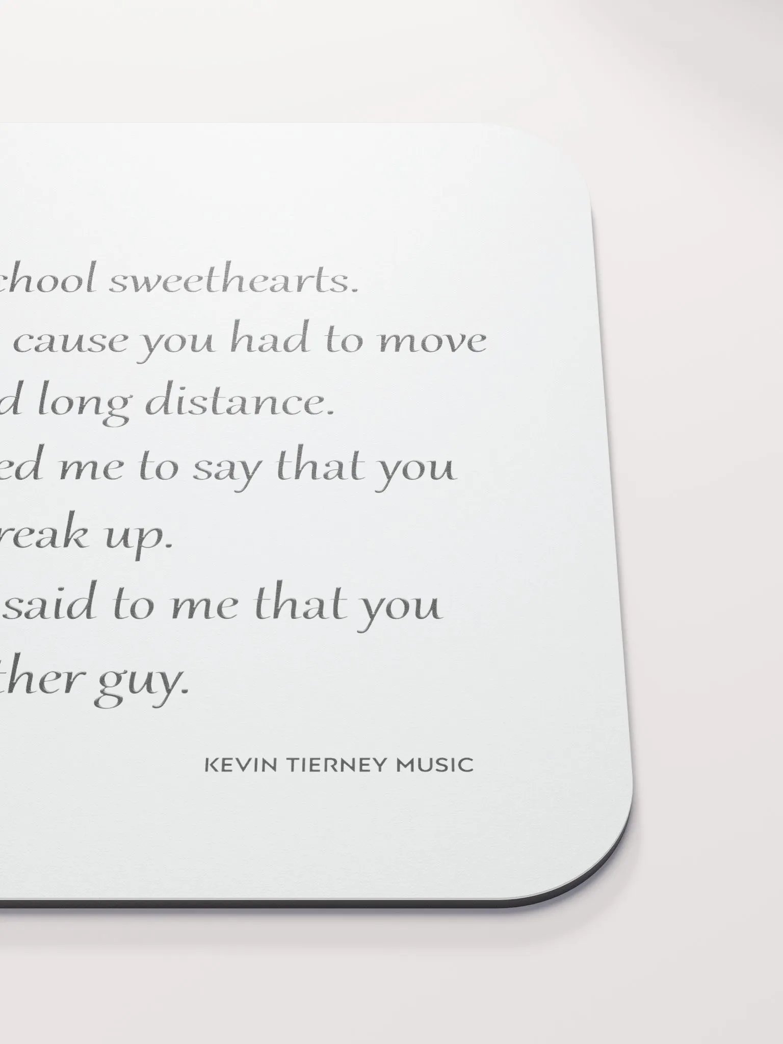 We Were High School Sweethearts Verse Mouse Pad product image (6)